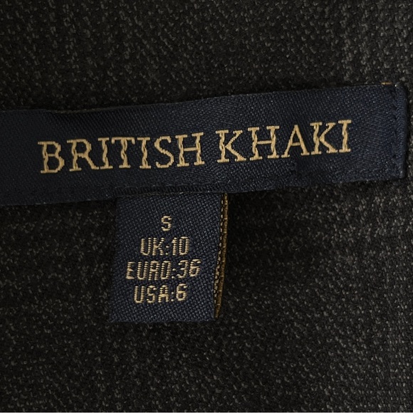 British Khaki Glen Check Blazer, S (6) - Picture 8 of 16